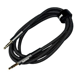 AUX кабель Remax CB08 Velocity, 1.2 м., 3.5 мм., Чорний