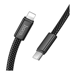 USB кабель Hoco X125 Exceso Apple iPhone SE 2022 / iPhone 14 Pro Max / iPhone 14 Plus / iPhone 14 Pro / iPhone 14 / iPhone 13 Pro / iPhone 13 Mini / iPhone 13 / iPhone 13 Pro Max / iPhone 12 Mini / iPhone 12 Pro Max, Lightning, 1.0 м., Черный