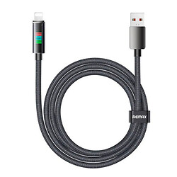 USB кабель Remax CB06 Apple iPhone SE 2022 / iPhone 14 Pro Max / iPhone 14 Plus / iPhone 14 Pro / iPhone 14 / iPhone 13 Pro / iPhone 13 Mini / iPhone 13 / iPhone 13 Pro Max / iPhone 12 Mini / iPhone 12 Pro Max / iPhone 12 Pro, Lightning, 1.2 м., Чорний