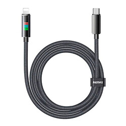 USB кабель Remax CB06 Apple iPhone SE 2022 / iPhone 14 Pro Max / iPhone 14 Plus / iPhone 14 Pro / iPhone 14 / iPhone 13 Pro / iPhone 13 Mini / iPhone 13 / iPhone 13 Pro Max / iPhone 12 Mini / iPhone 12 Pro Max / iPhone 12 Pro, Lightning, 1.2 м., Черный