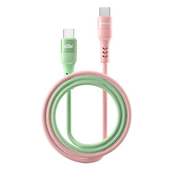 USB кабель Remax CB16 Glamorous, Type-C, 1.2 м., Рожевий