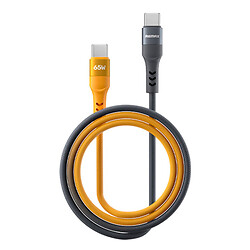 USB кабель Remax CB16 Glamorous, Type-C, 1.2 м., Серый