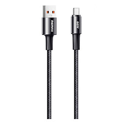 USB кабель Remax CB23 Fonsu, Type-C, 1.2 м., Чорний
