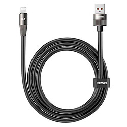 USB кабель Remax CB30 Reno Apple iPhone SE 2022 / iPhone 14 Pro Max / iPhone 14 Plus / iPhone 14 Pro / iPhone 14 / iPhone 13 Pro / iPhone 13 Mini / iPhone 13 / iPhone 13 Pro Max / iPhone 12 Mini / iPhone 12 Pro Max, Lightning, 1.2 м., Чорний