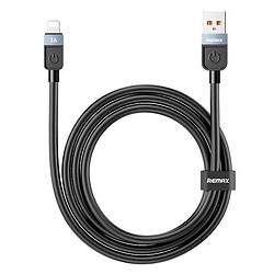 USB кабель Remax CB38 Photon Apple iPhone SE 2022 / iPhone 14 Pro Max / iPhone 14 Plus / iPhone 14 Pro / iPhone 14 / iPhone 13 Pro / iPhone 13 Mini / iPhone 13 / iPhone 13 Pro Max / iPhone 12 Mini / iPhone 12 Pro Max, Lightning, 1.2 м., Чорний