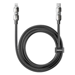 USB кабель Remax CB39 Ginja Apple iPhone SE 2022 / iPhone 14 Pro Max / iPhone 14 Plus / iPhone 14 Pro / iPhone 14 / iPhone 13 Pro / iPhone 13 Mini / iPhone 13 / iPhone 13 Pro Max / iPhone 12 Mini / iPhone 12 Pro Max, Lightning, 1.2 м., Черный