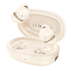 Bluetooth-гарнитура Remax TWS-21, Стерео, Бежевый