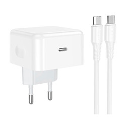 СЗУ Hoco C161A Speed, С кабелем, Type-C, Белый