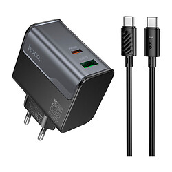 СЗУ Hoco CS74A Star Speed, С кабелем, Type-C, Черный