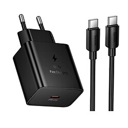 СЗУ Hoco N77 Star, С кабелем, Type-C, Черный