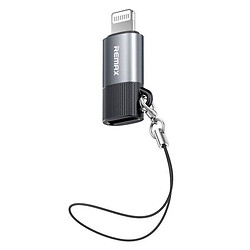 Адаптер Remax CB32 Smartlink Apple iPhone SE 2022 / iPhone 14 Pro Max / iPhone 14 Plus / iPhone 14 Pro / iPhone 14 / iPhone 13 Pro / iPhone 13 Mini / iPhone 13 / iPhone 13 Pro Max / iPhone 12 Mini / iPhone 12 Pro Max, Lightning, Type-C, Чорний