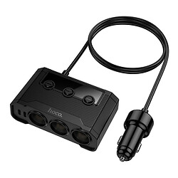 Розгалужувач прикурювача Hoco Z64 Anshun, Чорний