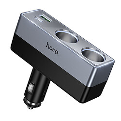 Розгалужувач прикурювача Hoco Z65B Smart, Чорний