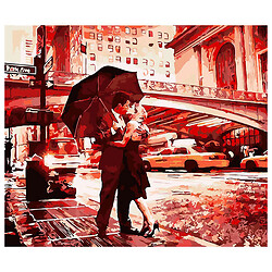 Картина по номерам "Горячий поцелуй", 40x50мм