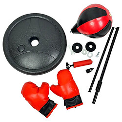 Боксерская груша на стойке с перчатками и насосом, кор. 40x10x35 см, Mic