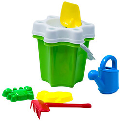 Відро "Квіточка", з лійкою та пісковим набором, Bamsic