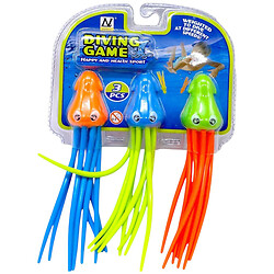 Игрушка для игры в воде "Кальмар", 3 шт. в наборе. планшет 18x4x23 см, Mic