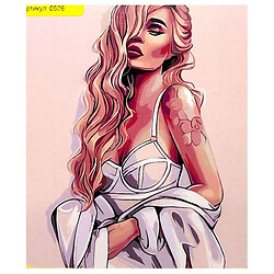 Картина за номерами "Блондинка з тату", 40x50 см, Оптифрост