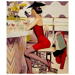 Картина по номерам "Возле барной стойки", 40x50 см, Оптифрост