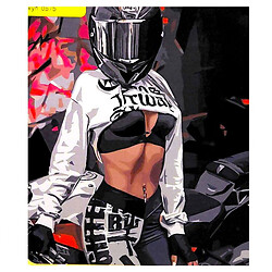 Картина за номерами "Королева байків", 40x50 см, Оптифрост