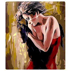 Картина за номерами "Маленька червона сукня", 40x50 см, Оптифрост