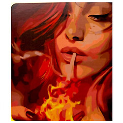 Картина за номерами "Вогняна жінка", 40x50 см, Оптифрост