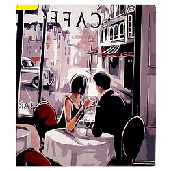 Картина по номерам "Парижское кафе", 40x50 см, Оптифрост