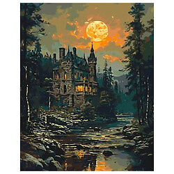 Картина по номерам "Таинственный замок", 40x50 см, Origami