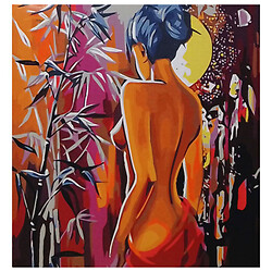 Картина за номерами "Японська дівчина", 40х50 см, Оптифрост