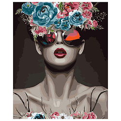 Картина по номерам "Девушка Бернинг Мэн", 40x50 см