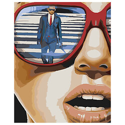 Картина по номерам "Отражение Джентльмена", 40x50 см