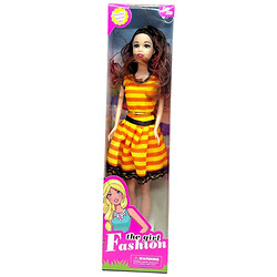Кукла серии "Fashion Girl", полосатое платье, Mic