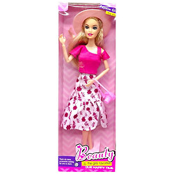 Лялька типу Барбі, в стильному одязі, біла спідниця, Mic