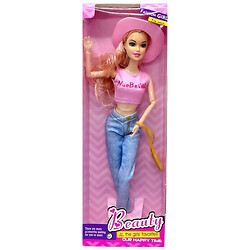 Лялька типу Барбі, в стильному одязі, джинси, Mic