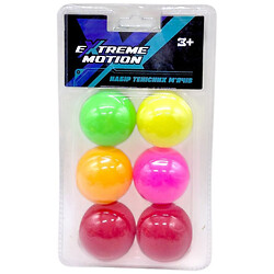 М'ячики для тенісу, матеріал PP, 6 шт. у слюдяній упаковці, Mic