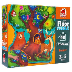 Пазл напольный "Лесные зверьки", Roterkafer