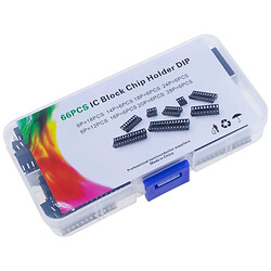 Набір DIP панелей 66 штук, 6,8,14,16,18,20,24,28 контактів