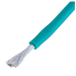 Провод многожильный 0,12мм2 (7xD0,15мм, медь) PVC (AVR0.12-7/0.15-CU-G), Зеленый