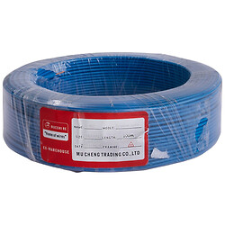 Провід монолітний 1.0mm2 (18AWG/D1.13мм, мідь, PVC), Синій
