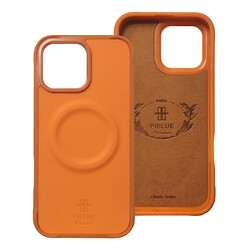 Чехол (накладка) Apple iPhone 16 Pro Max, Piblue Magentic Carbon, MagSafe, Оранжевый