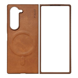 Чохол (накладка) Samsung F956 Galaxy Fold 6, Piblue CS-02, MagSafe, Коричневий