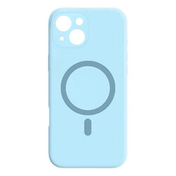 Чохол (накладка) Apple iPhone 14, Air Beats Wide Strip Full Camera, MagSafe, Синій