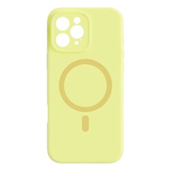 Чехол (накладка) Apple iPhone 15 Pro, Air Beats Wide Strip Full Camera, MagSafe, Желтый