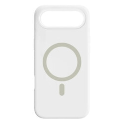 Чохол (накладка) Apple iPhone 17 Air, Air Beats Wide Strip, MagSafe, Білий