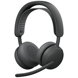 Bluetooth-гарнітура Logitech Zone 2 ES, З мікрофоном, Стерео, Чорний