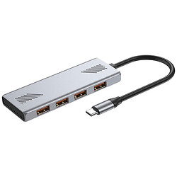 USB-хаб Gembird UHB-CM-U310-A4-01, Серый