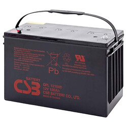 Акумулятор CSB GPL121000, Чорний