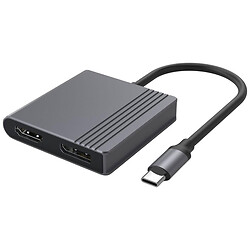 Док-станция Cablexpert A-CM-HDMIFDPF-01, Серый