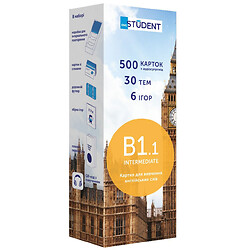 Картки для вивчення англійської мови "B1.1 - Intermediate", English Student