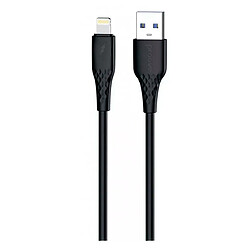 USB кабель Proove GridLine Apple iPhone SE 2022 / iPhone 14 Pro Max / iPhone 14 Plus / iPhone 14 Pro / iPhone 14 / iPhone 13 Pro / iPhone 13 Mini / iPhone 13 / iPhone 13 Pro Max / iPhone 12 Mini / iPhone 12 Pro Max, Lightning, 1.0 м., Черный